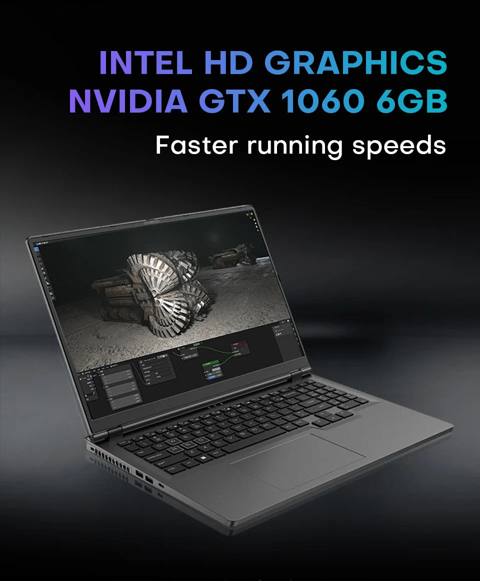 Xiaman 16" Gaming Laptop intel Core i7-6700HQ GTX 1060 IPS 1920*1200 Notebook PC 16GB DDR4 1TB SSD Windows 11 Laptop Computer