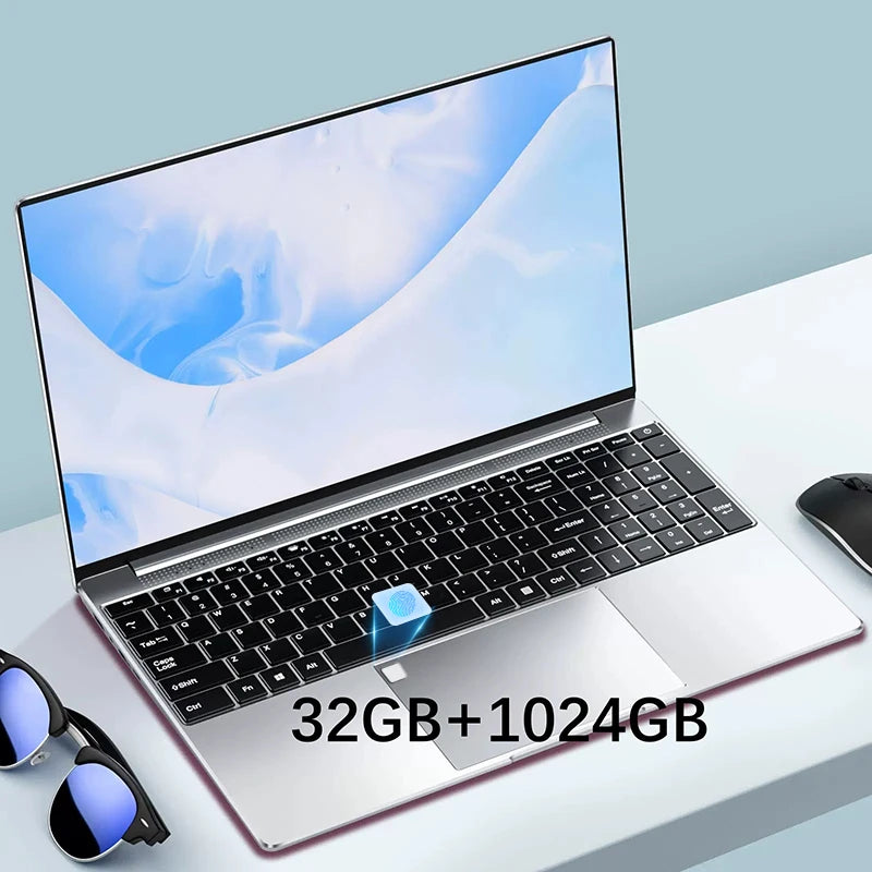 Laptop Computer 15.6 Inch CPU Intel N5095 16GB RAM 1TB WiFi6 Lightweight Business Computer Notebook Windows 11 Gaming laptops