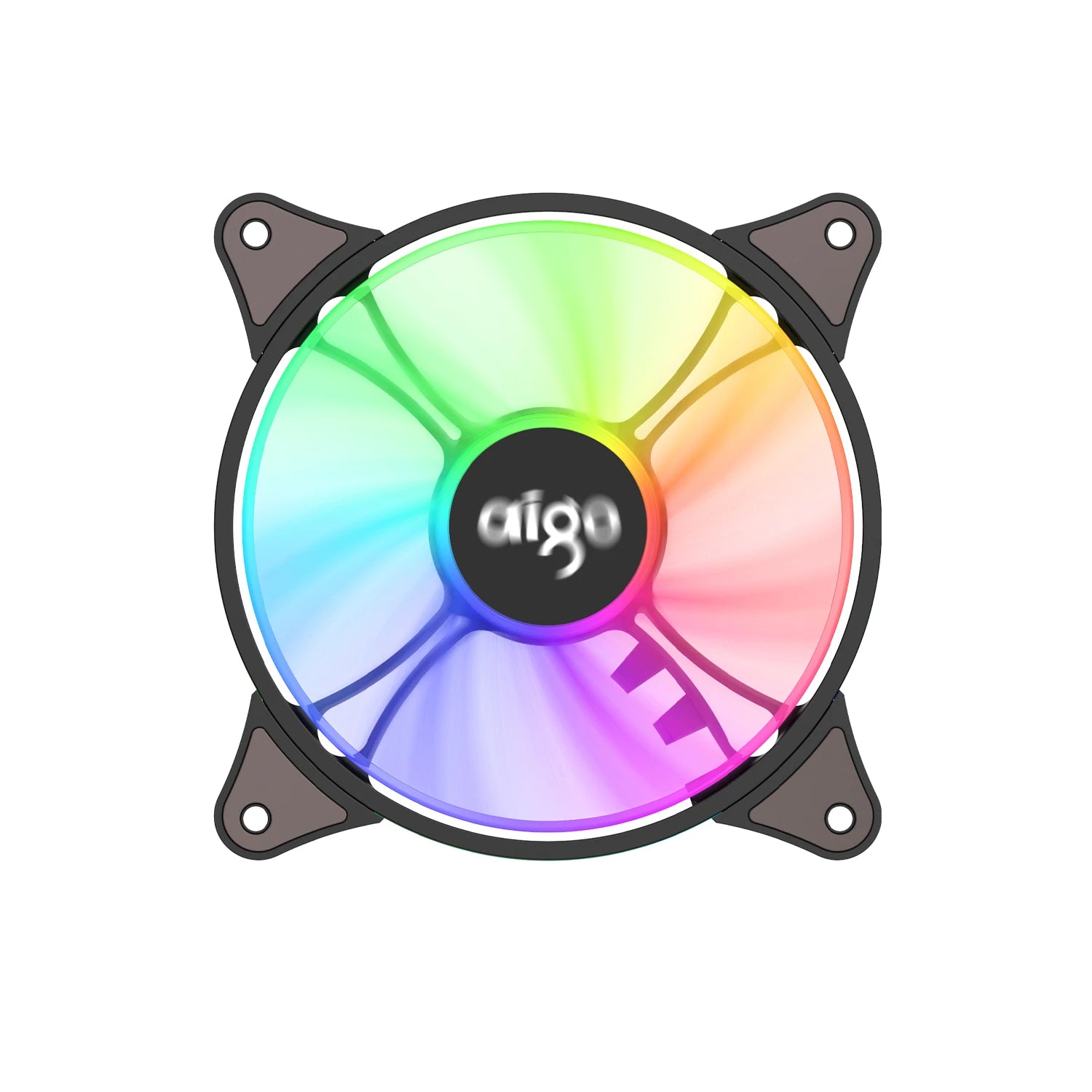 Aigo AR12 120mm pc gamer computer Case Fan RGB 12v Heatsink aura sync  Cooler argb Silent controller kit fan cooling ventilador