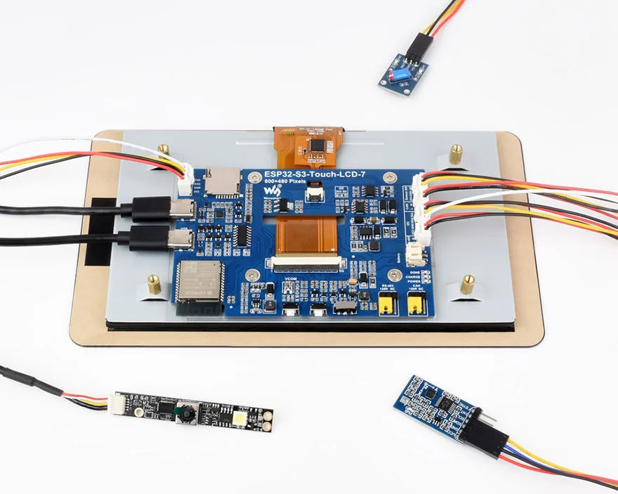 ESP32-S3 7 inch LCD 800×480 ESP32-S3-Touch-LCD-7 inch Capacitive Touch Display Development Board Supports WiFi & Bluetooth