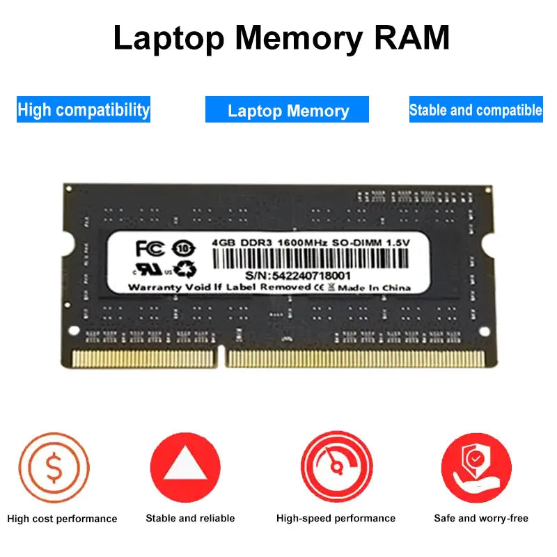 CeaMere DDR3 1-50 PCS Laptop computer memory, 4G, 8G,1333Mhz, 1600Mhz, 240-pin ram memoriam pc memory card RAM wholesale