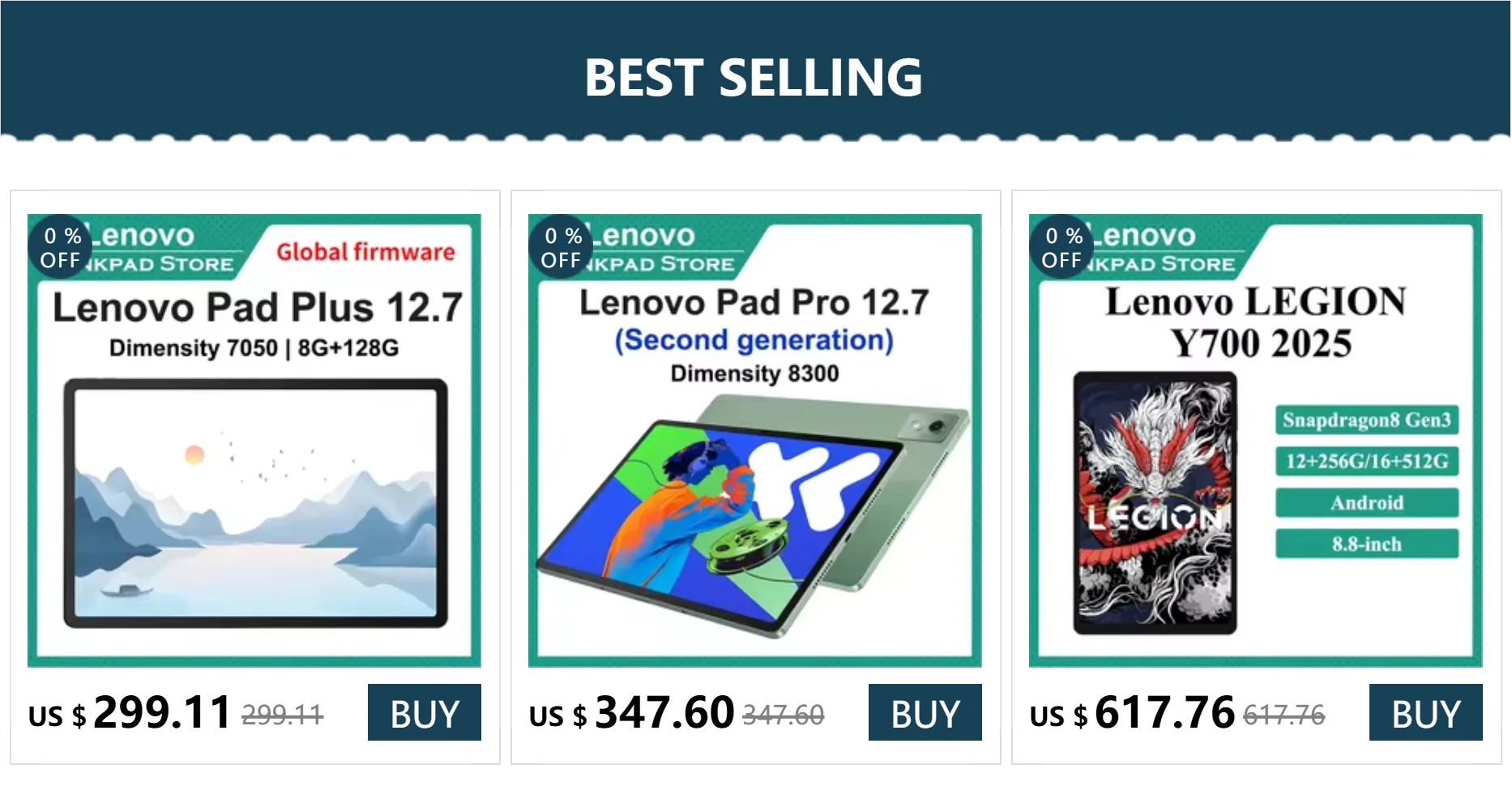 Lenovo Legion Y700 2025 8.8-inch gaming tablet Snapdragon 8 Gen3/8 core /Android 14 /12GB256GB/16GB512GB/WIFI/Black