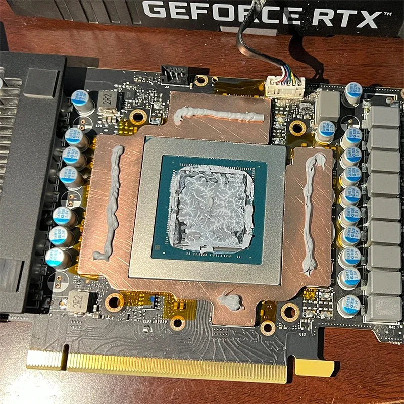 GPU RAM Copper Heat Sink For Radiator Memory Miner RTX 3060 3070 3080 3090 / 5600 5700 GPU Cooling Down 15-40 Degree Thermal Pad