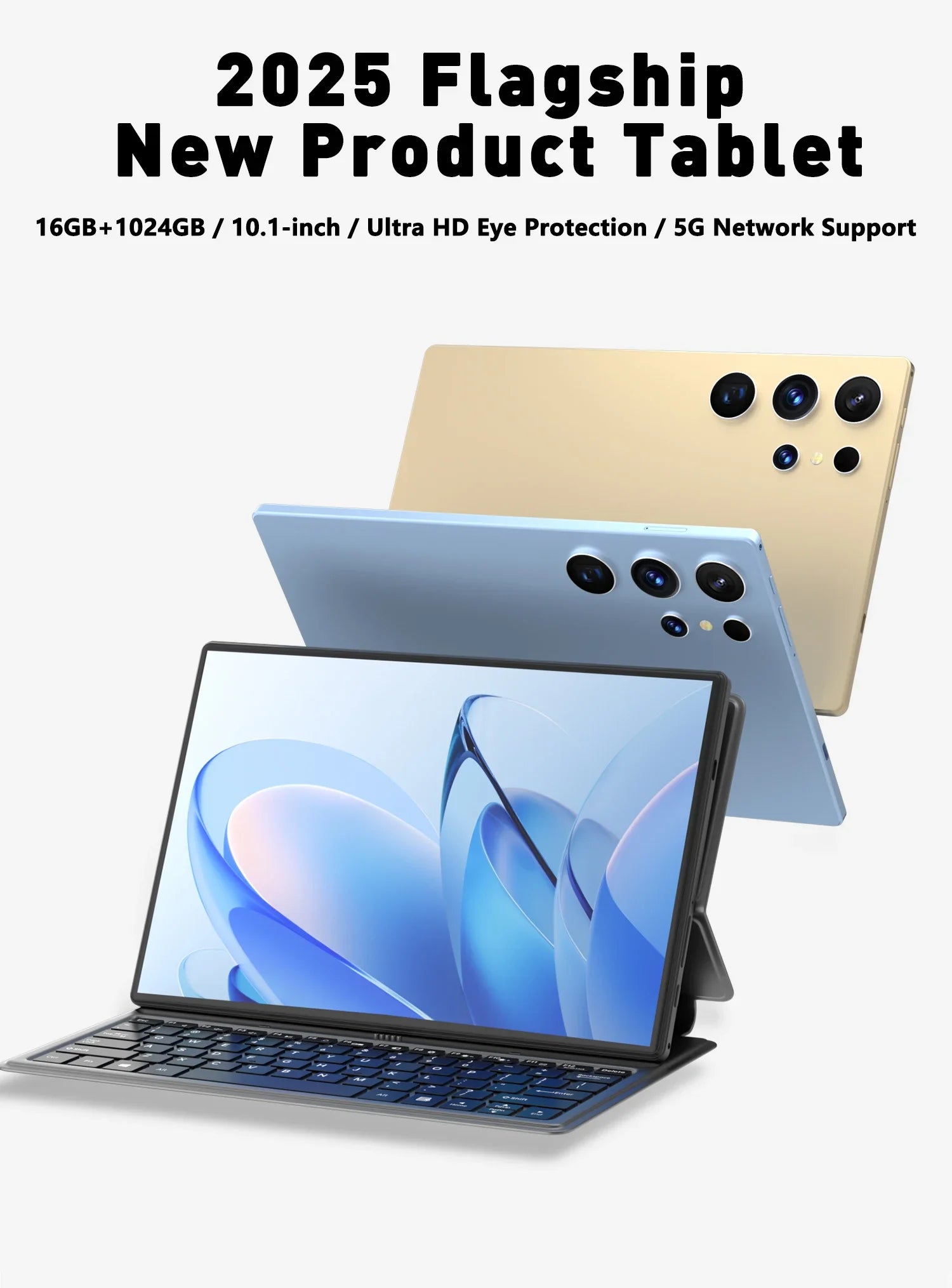 Brand New S25 Pro Tablet 10.1 inch Android 14 Snapdragon 8gen2 Global 16GB+1024GB 10000mah 5G Dual SIM WIFI HD Full Screen