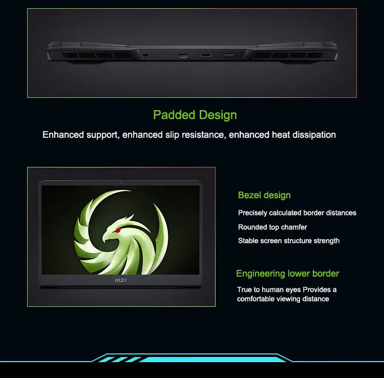 MSI Alpha 17 Gaming Laptop 17.3 Inch QHD 2.5K 240Hz IPS Screen Notebook AMD Ryzen R9-7940HX 32GB 2TB RTX4060 Gaming Computer PC