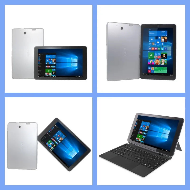 Flash Sales 10.1 INCH 2-in-1 Mini Notebook 2GRAM+32GROM W102 Windows 10 System 6000mAh Dual Camera WIFI Quad Core