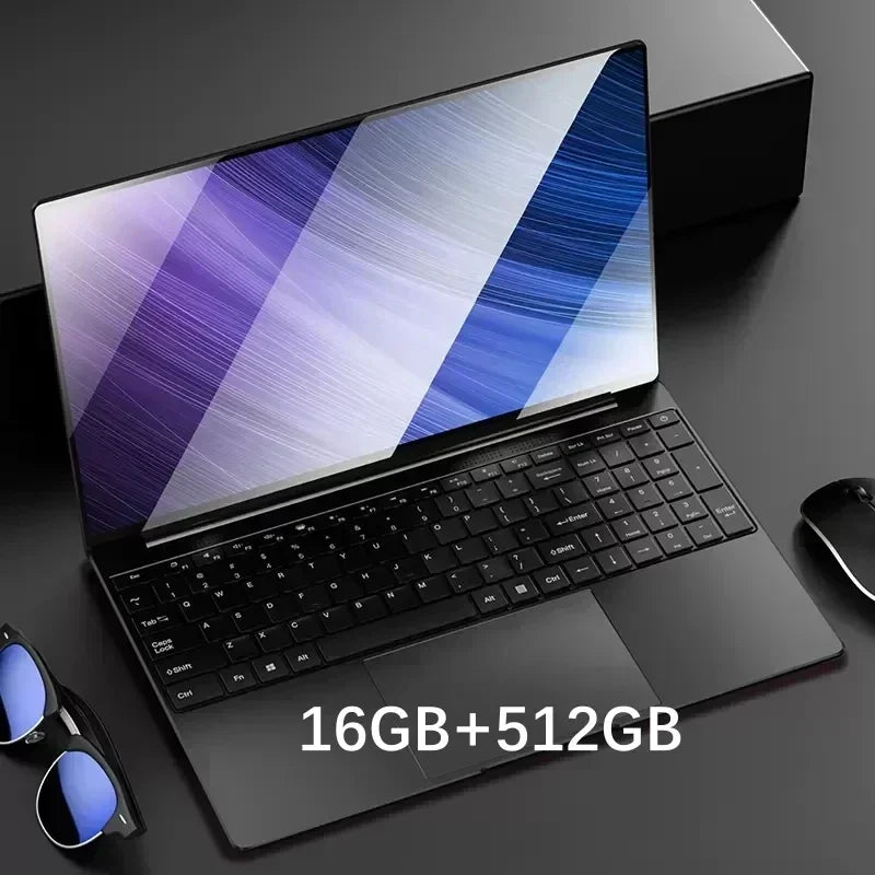 2025 Laptop 15.6 Inch 32GB Ram DDR4 2TB SSD Windows 11/10 Notebook Pc Gamer Intel N5095 Office Computer WIFI Backlit Fingerprint