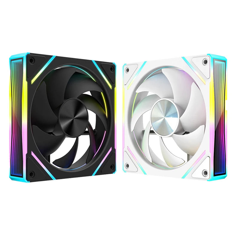 OEM PRISM 7 PRO ARGB Quiet Cooling Fan 4Pin PWM 65.5CFM/600-1800RPM Computer Chassis Fan