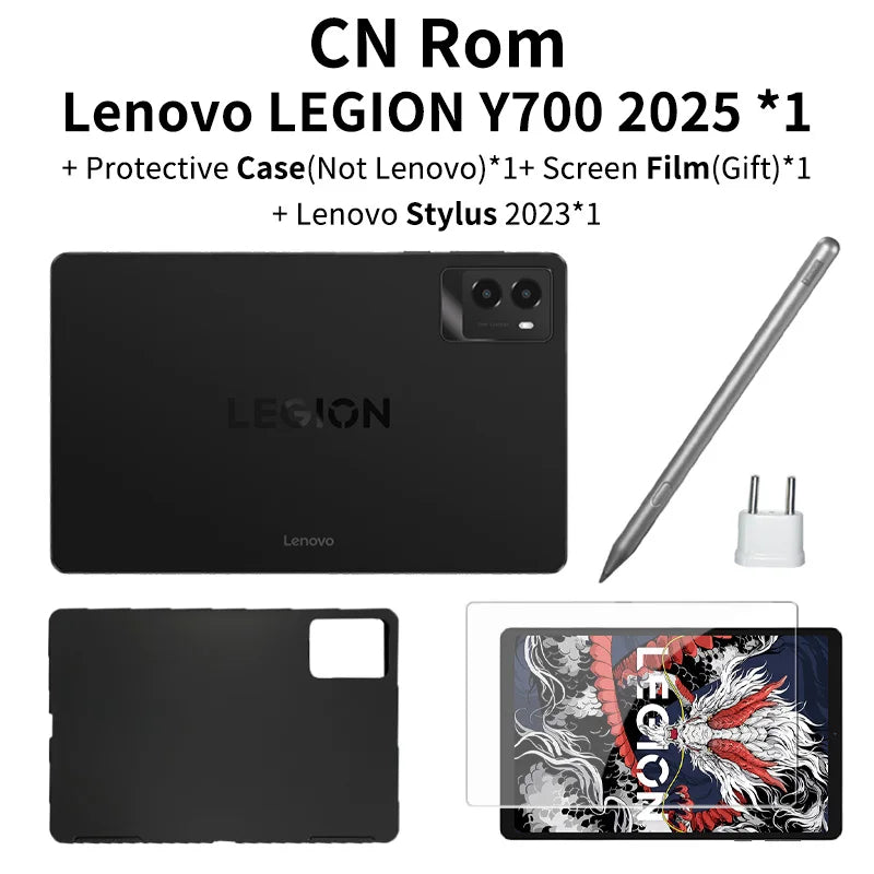 Lenovo Legion Y700 2025 8.8-inch gaming tablet Snapdragon 8 Gen3/8 core /Android 14 /12GB256GB/16GB512GB/WIFI/Black