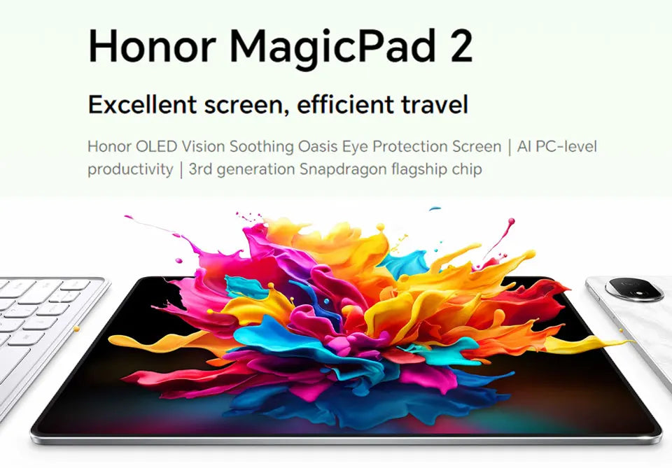 Honor MagicPad 2 12.3 inches WIFI  Snapdragon 8s Gen 3 144Hz OLED screen 10050mAh battery