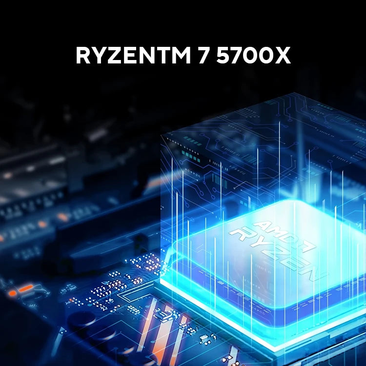 AMD Ryzen 7 5700X R7 5700X 3.4GHz 8-Core 16-Thread PCIE4.0 65W CPU Processor 7NM L3=32M 100-000000926 LGA AM4 No Fan