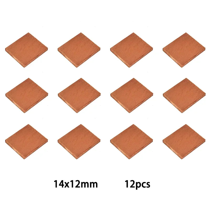 GPU RAM Copper Heat Sink For Radiator Memory Miner RTX 3060 3070 3080 3090 / 5600 5700 GPU Cooling Down 15-40 Degree Thermal Pad