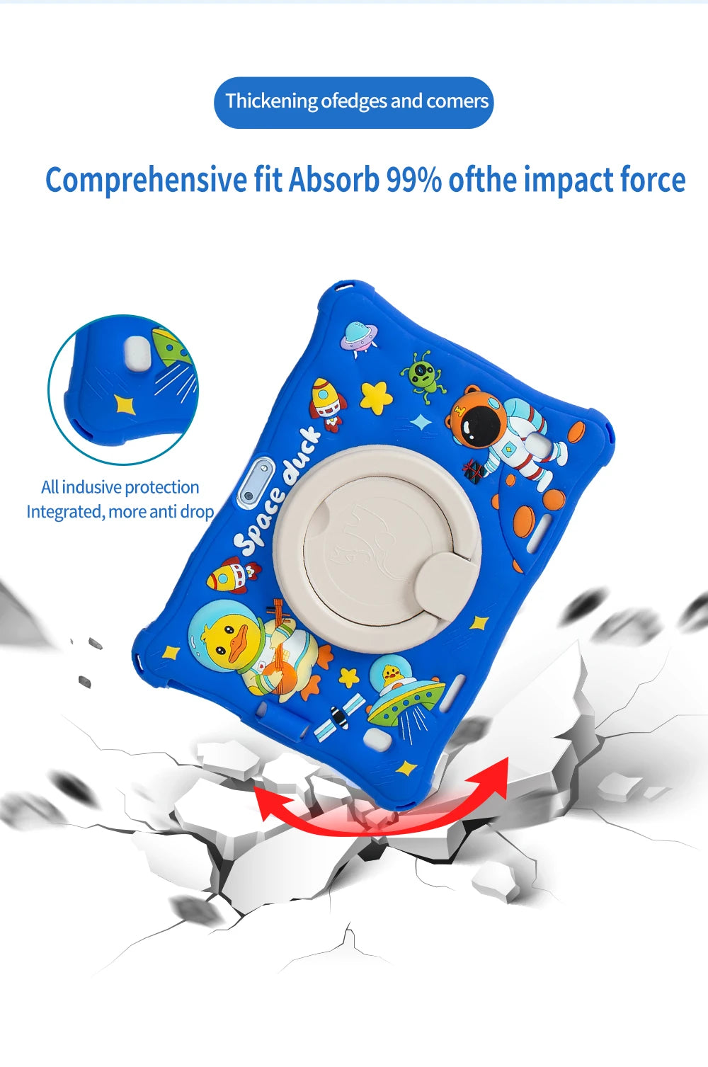 BDF Kids 10.1 Inch Tablet Android 11 Pc 4GB Ram 64GB Rom 3G SIM Card Slot Built in children's program software WiFi Bluetooth