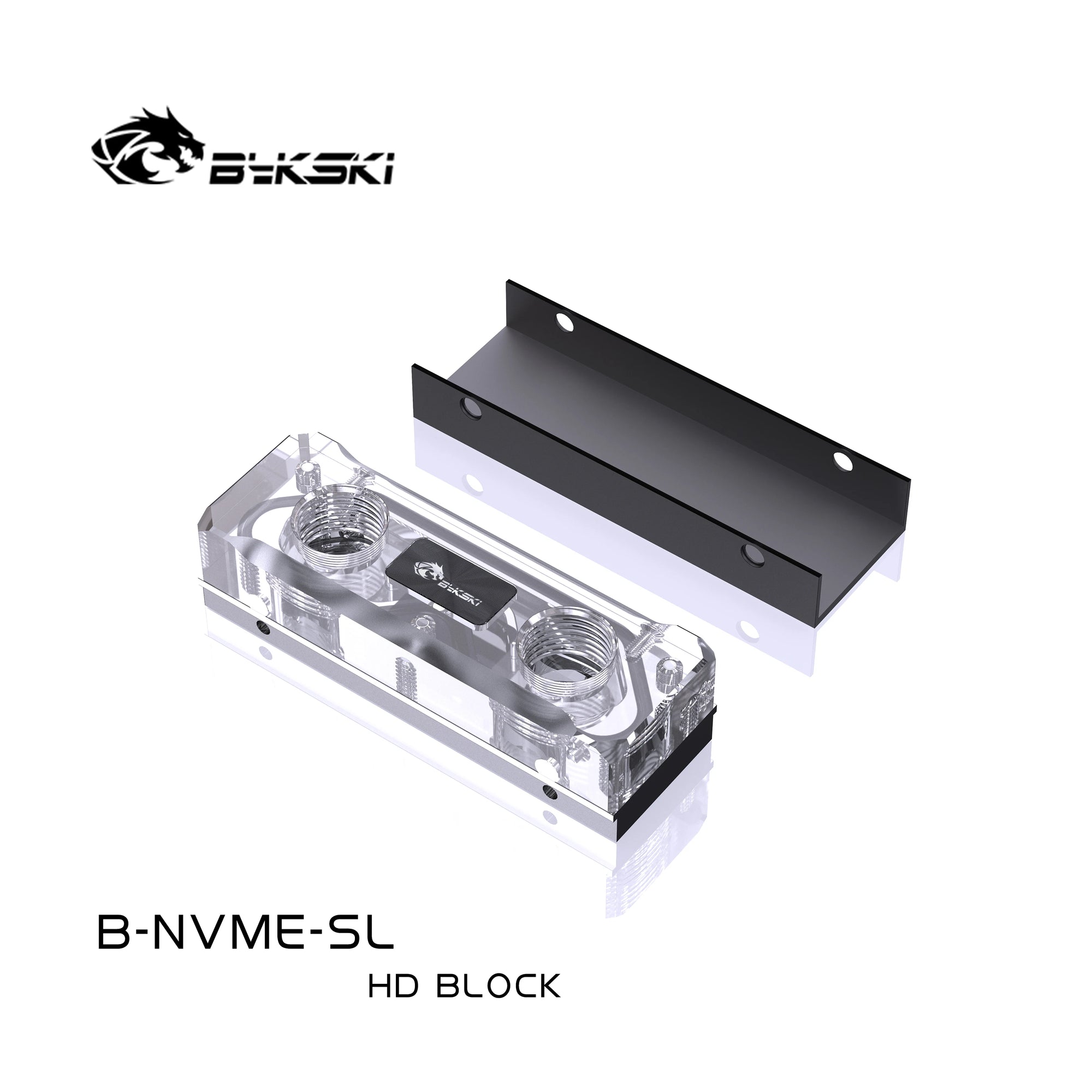 Bykski Water Block for 2280 /22110 PCI-E /SATA M.2 M2 SSD /Solid State Drive Hard Disk Radiator Nvme Heatsink Cooling /B-NVME-SL