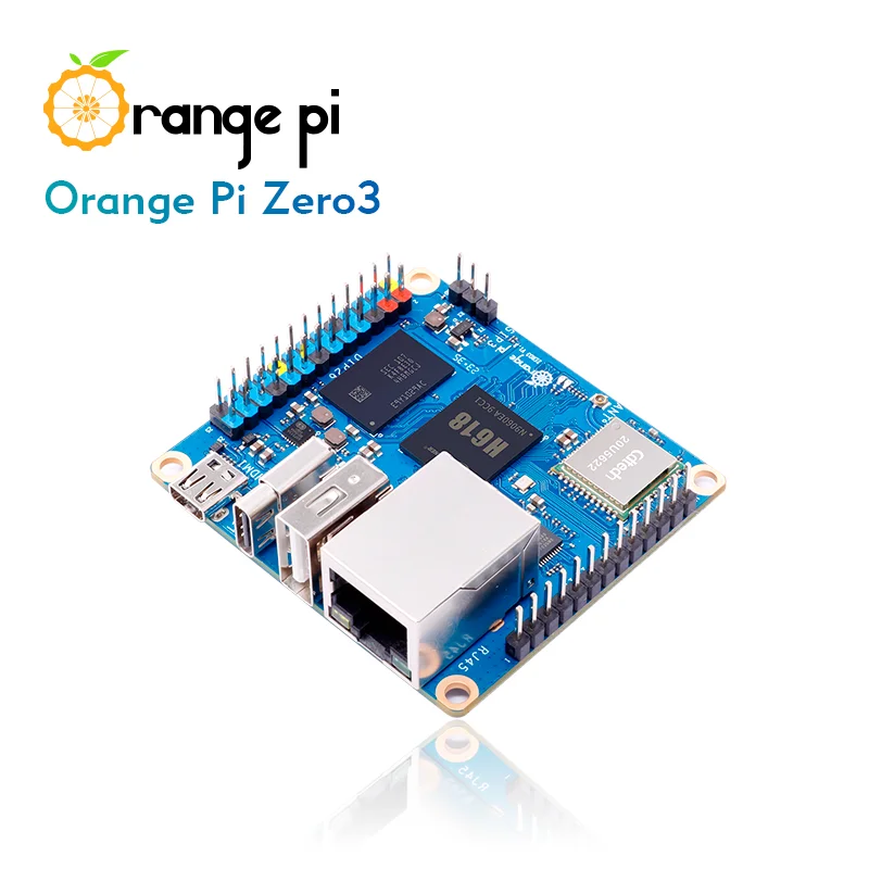 Orange Pi Zero 3 4G+Extension Board+5V3A Type-C Power Supply Mini PC DDR4 H618 WiFi5+BT5.0 Orange Pi Zero3 Single Board Computer