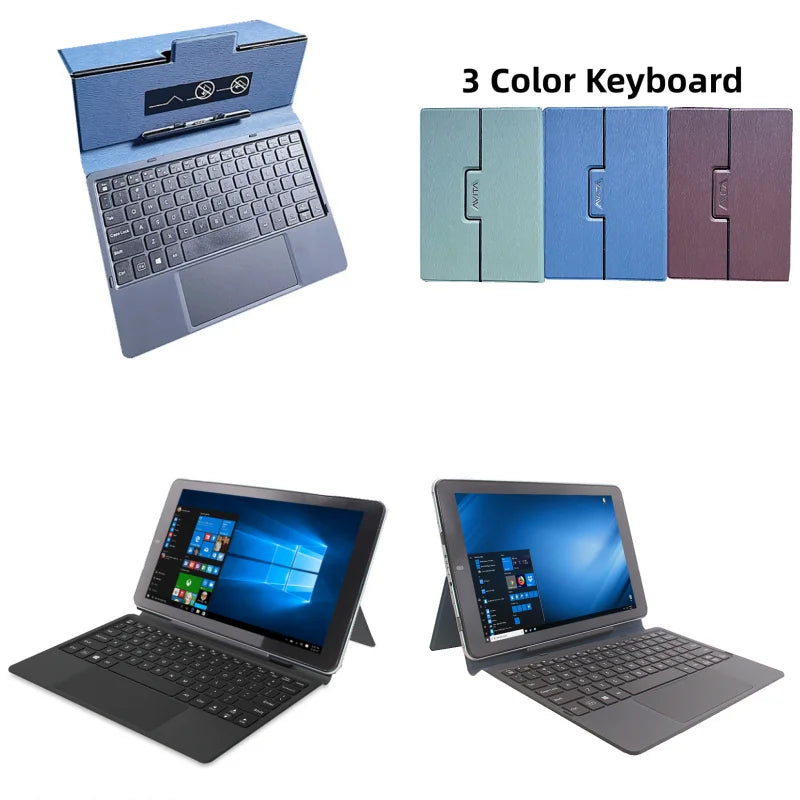 Flash Sales 10.1 INCH 2-in-1 Mini Notebook 2GRAM+32GROM W102 Windows 10 System 6000mAh Dual Camera WIFI Quad Core