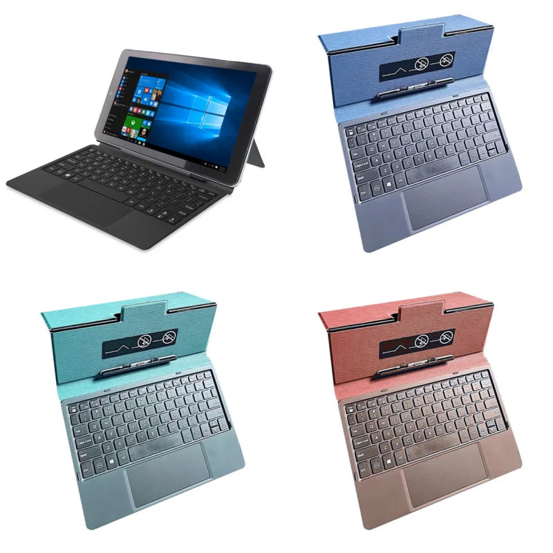 Flash Sales 10.1 INCH 2-in-1 Mini Notebook 2GRAM+32GROM W102 Windows 10 System 6000mAh Dual Camera WIFI Quad Core