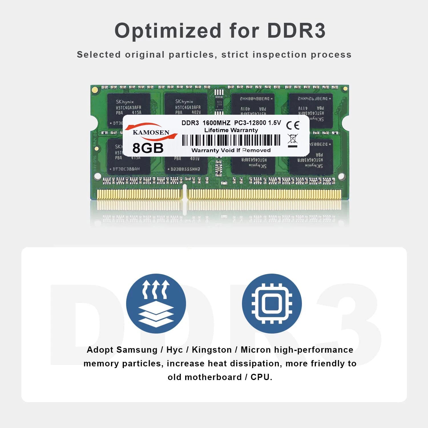 DDR3 DDR3L 4GB 8GB SO-DIMM 1333MHZ 1600MHz PC3L /PC3--12800S 10600S 8500S 1.5V 1.35V 204pin 2RX8 SODIMM Laptop Notebook Memories
