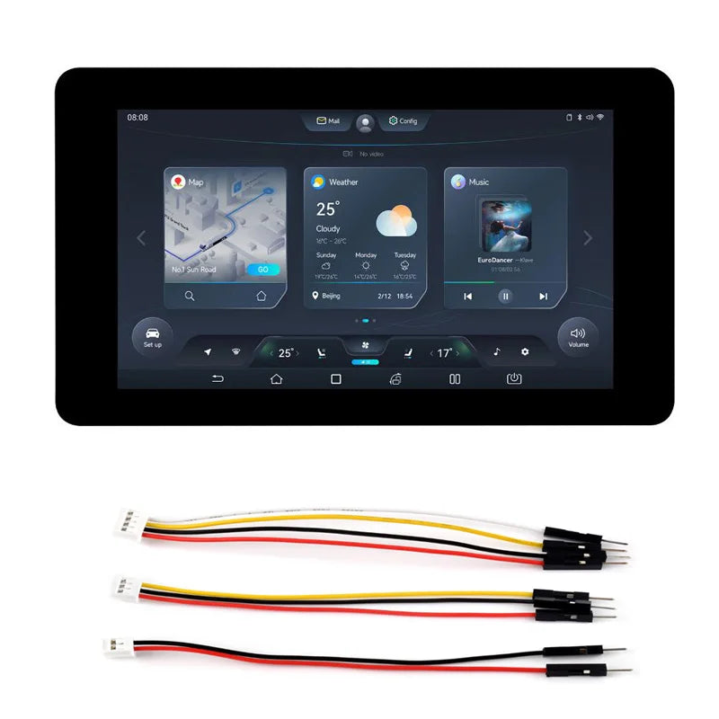 ESP32-S3 7 inch LCD 800×480 ESP32-S3-Touch-LCD-7 inch Capacitive Touch Display Development Board Supports WiFi & Bluetooth