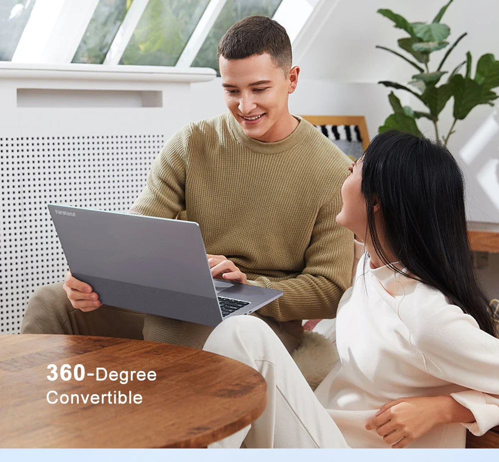 Ninkear YBOOK15 2 in 1 Laptop AMD Ryzen™ 3 3200U 15.6' 360° Flip FHD IPS Touchscreen 16G+512GB SSD  Backlit Keyboard Windows 11