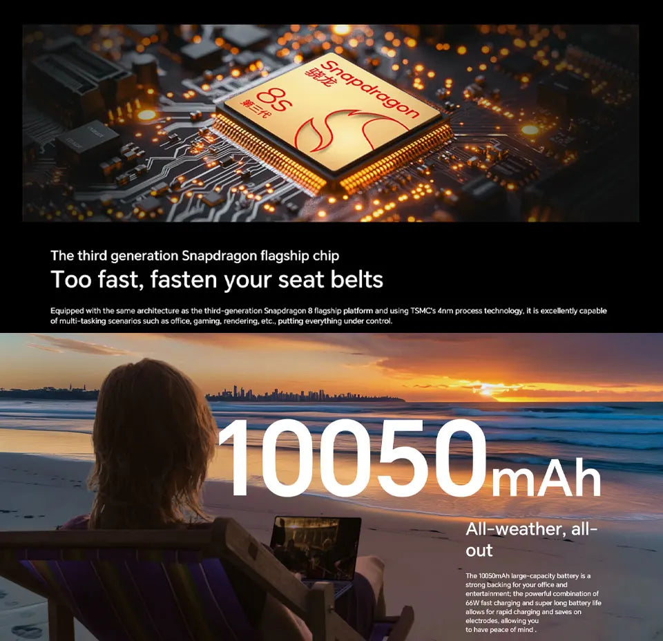 Honor MagicPad 2 12.3 inches WIFI  Snapdragon 8s Gen 3 144Hz OLED screen 10050mAh battery