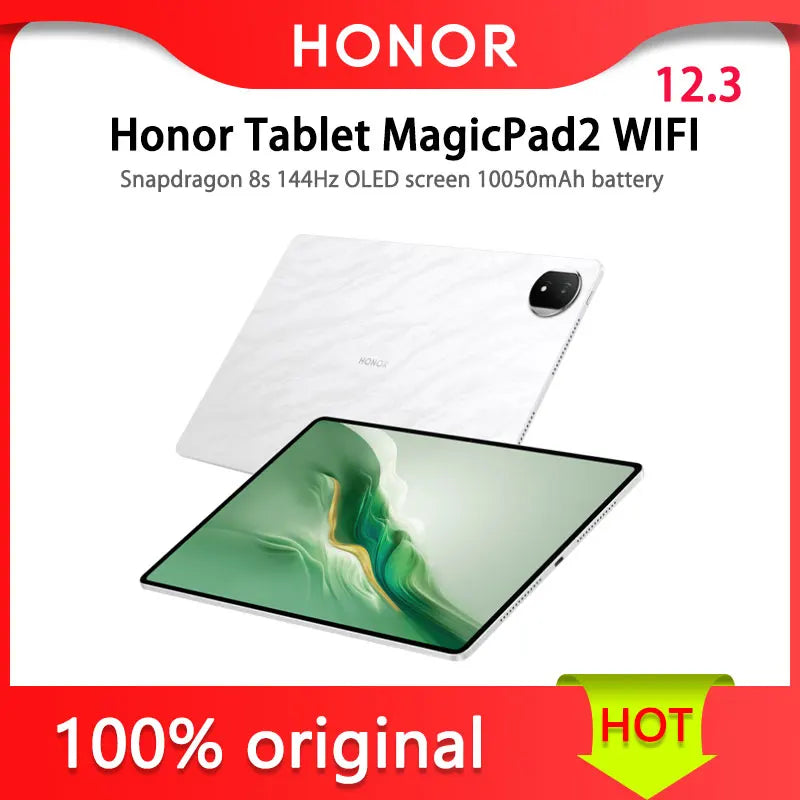 Honor MagicPad 2 12.3 inches WIFI  Snapdragon 8s Gen 3 144Hz OLED screen 10050mAh battery