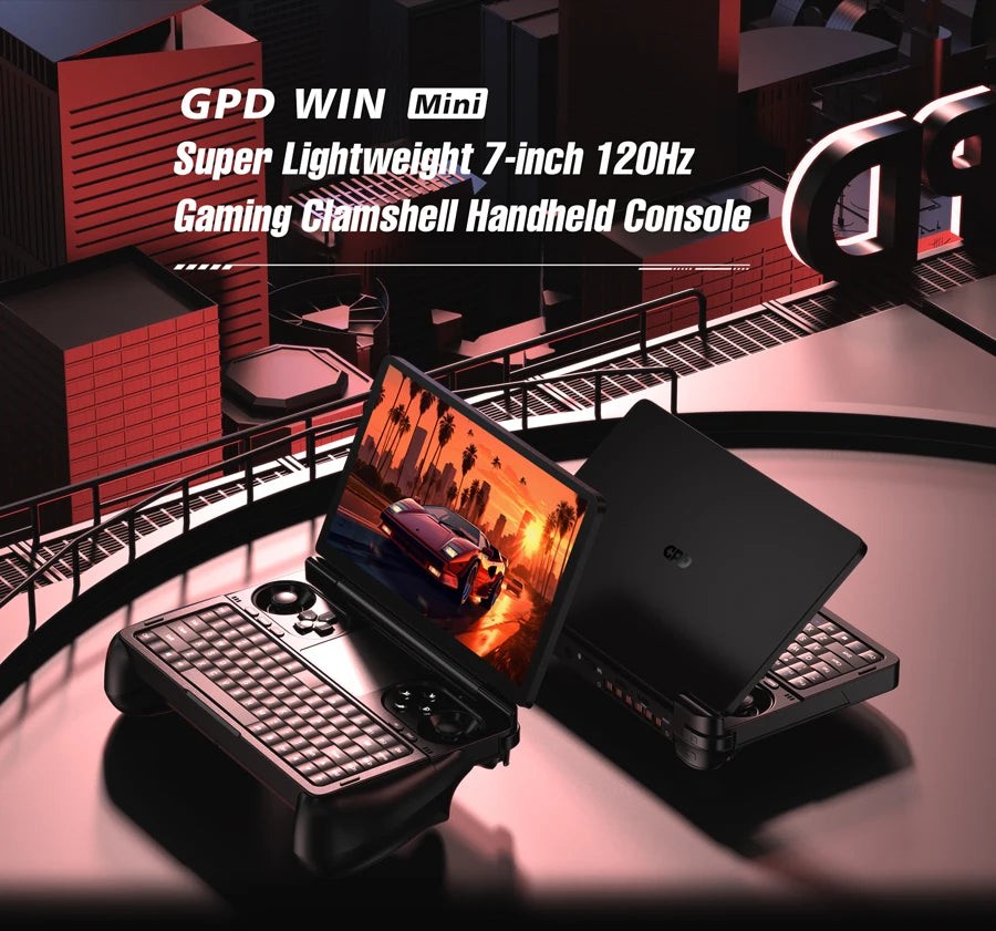 New2025 GPD WIN Mini  AMD AI 9 HX 370 7 Inch Handheld GamePad Tablet 64GB RAM 2TB PCIE4.0 Pocket Mini Laptop Game Player Console