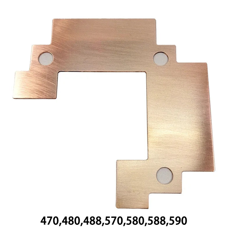 GPU RAM Copper Heat Sink For Radiator Memory Miner RTX 3060 3070 3080 3090 / 5600 5700 GPU Cooling Down 15-40 Degree Thermal Pad
