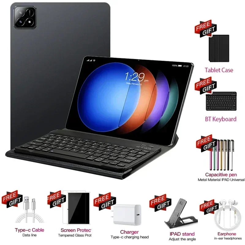 Global Version NEW Original Pad 6S Pro Tablet 11inch HD 4K Android 14 16GB+1T 20000mAh 5G Dual SIM Bluetooth WiFi GPS Tablet