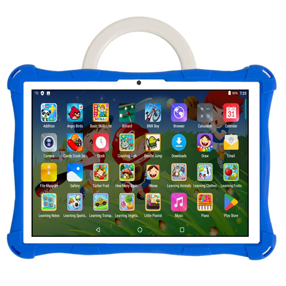BDF Kids 10.1 Inch Tablet Android 11 Pc 4GB Ram 64GB Rom 3G SIM Card Slot Built in children's program software WiFi Bluetooth