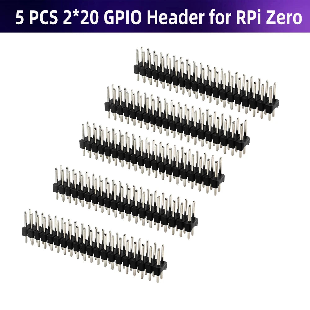 5 PCS 2*20 Pin GPIO Header Adapter for Raspberry Pi Zero 2 W Banana Pi Zero M2 BPI-M2 Zero