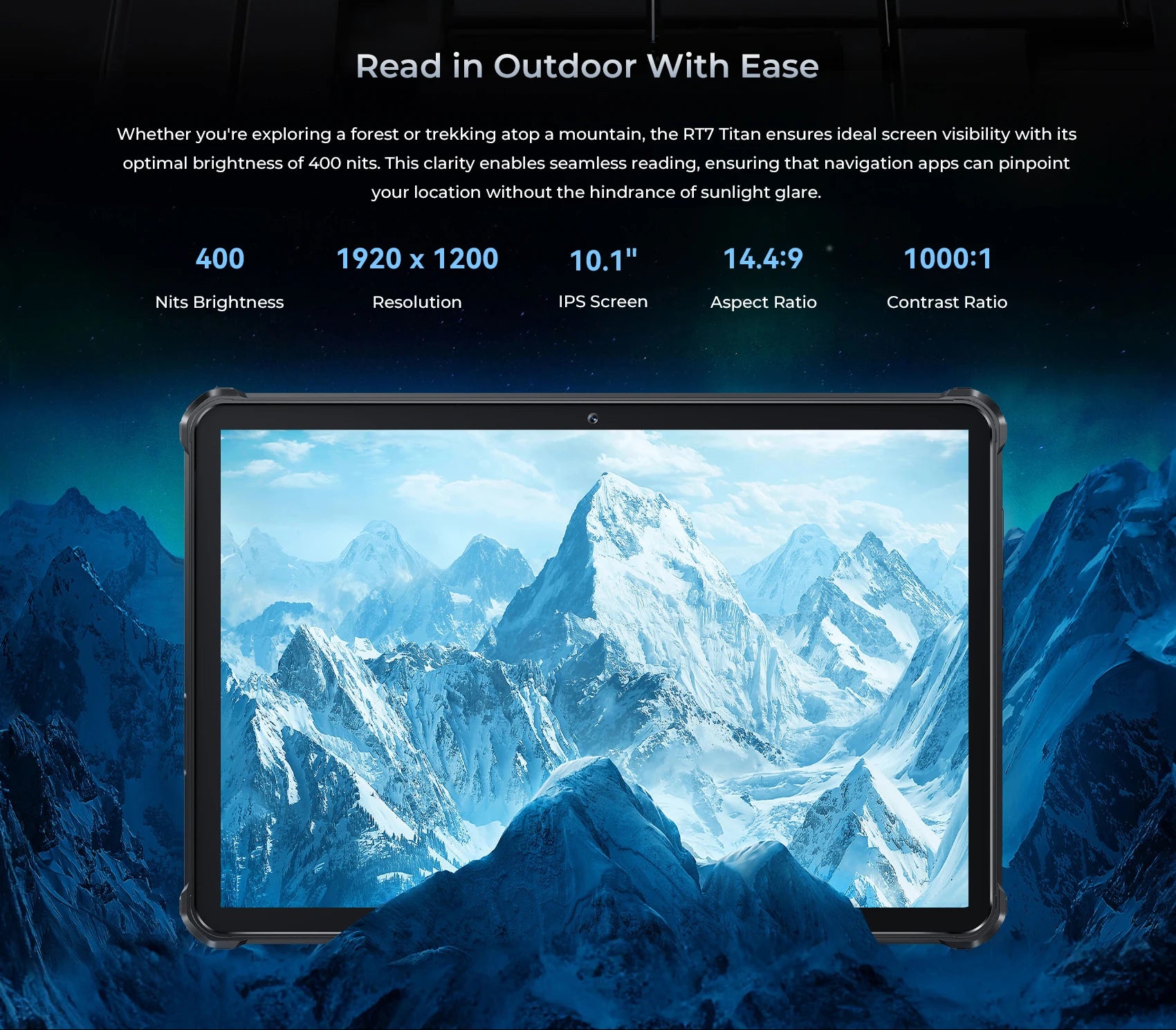Oukitel RT7 5G TITAN Rugged Tablet 10.1" FHD+ 32000mAh 24GB+256GB Android 13 Tablet MTK Dimensity 720 48MP+20MP Tablets PC
