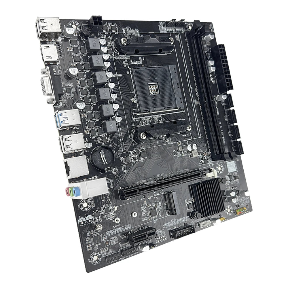 SOYO Motherboard Classic AMD B450M Dual-channel DDR4 Memory AM4 Mainboard M.2 NVME (Supports Ryzen 5500 5600 5600G CPU) Full New