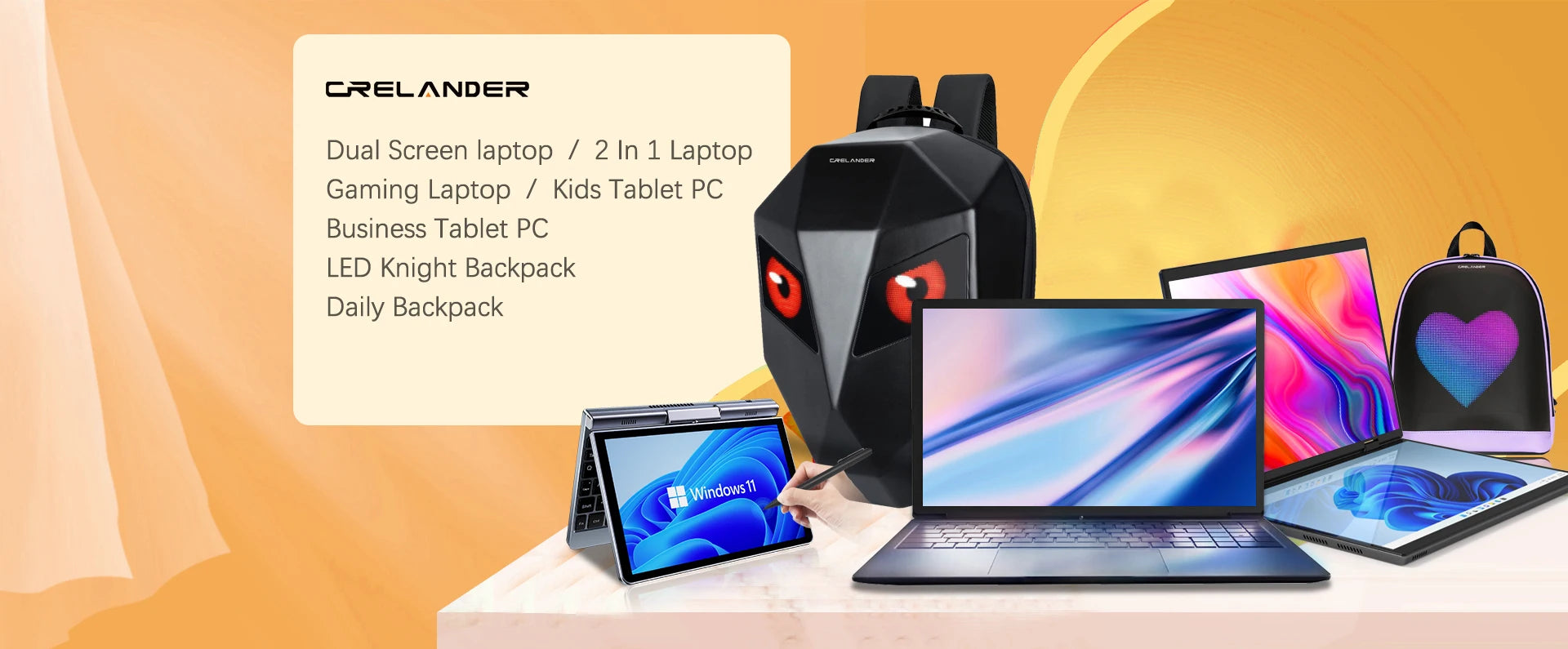 CRELANDER Dual Screen Laptop 16 Inch 2K + 14 Inch Touch Screen intel core  i7-9750 64GB RAM Zenbook Duo Laptop Gaming Notebook