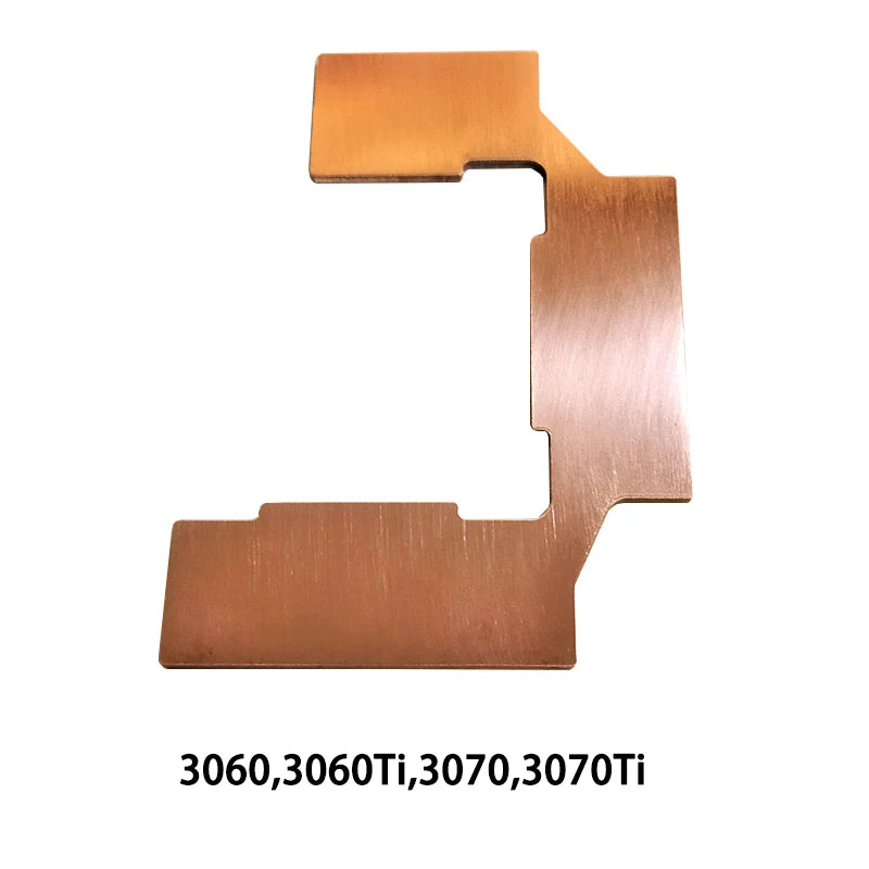 GPU RAM Copper Heat Sink For Radiator Memory Miner RTX 3060 3070 3080 3090 / 5600 5700 GPU Cooling Down 15-40 Degree Thermal Pad