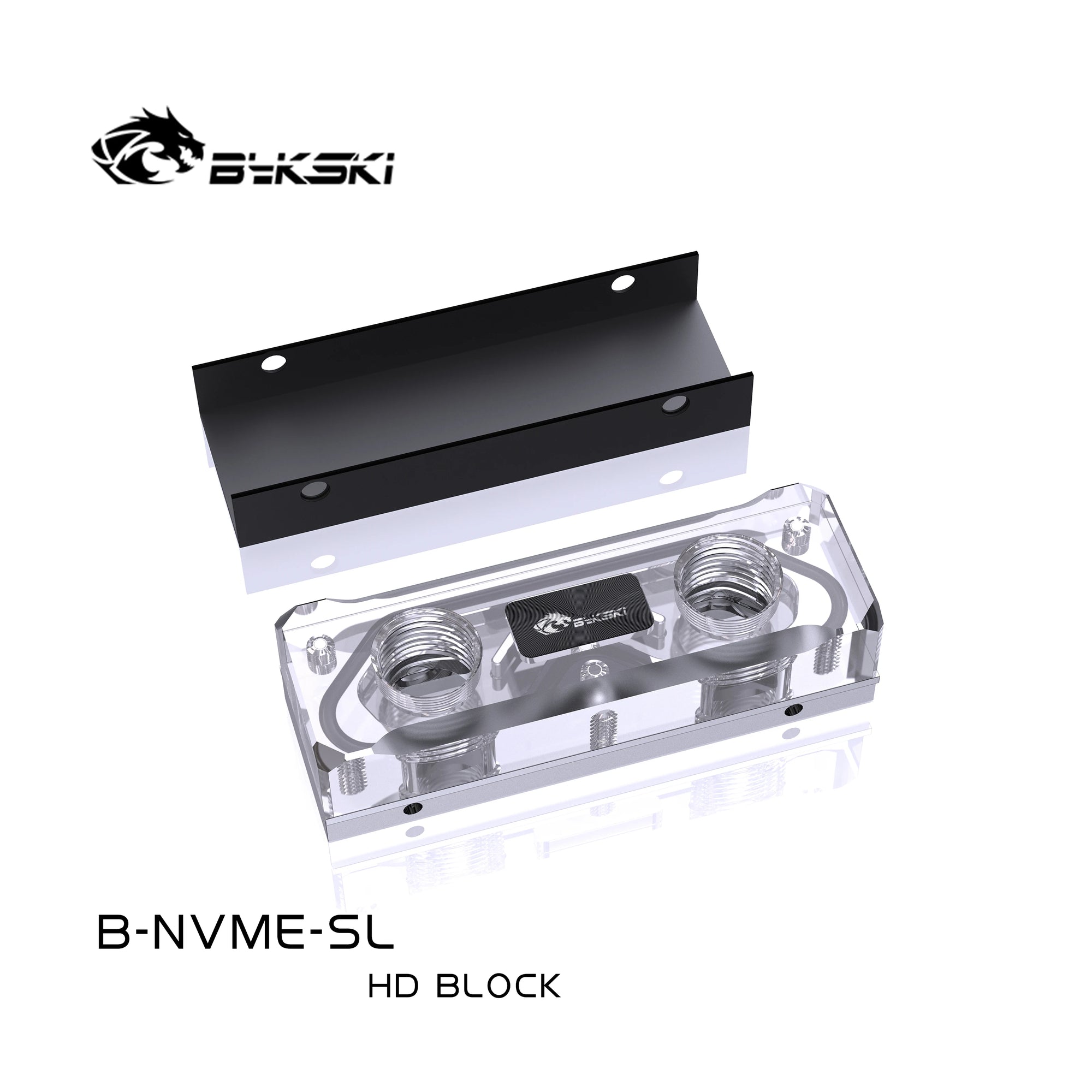 Bykski Water Block for 2280 /22110 PCI-E /SATA M.2 M2 SSD /Solid State Drive Hard Disk Radiator Nvme Heatsink Cooling /B-NVME-SL