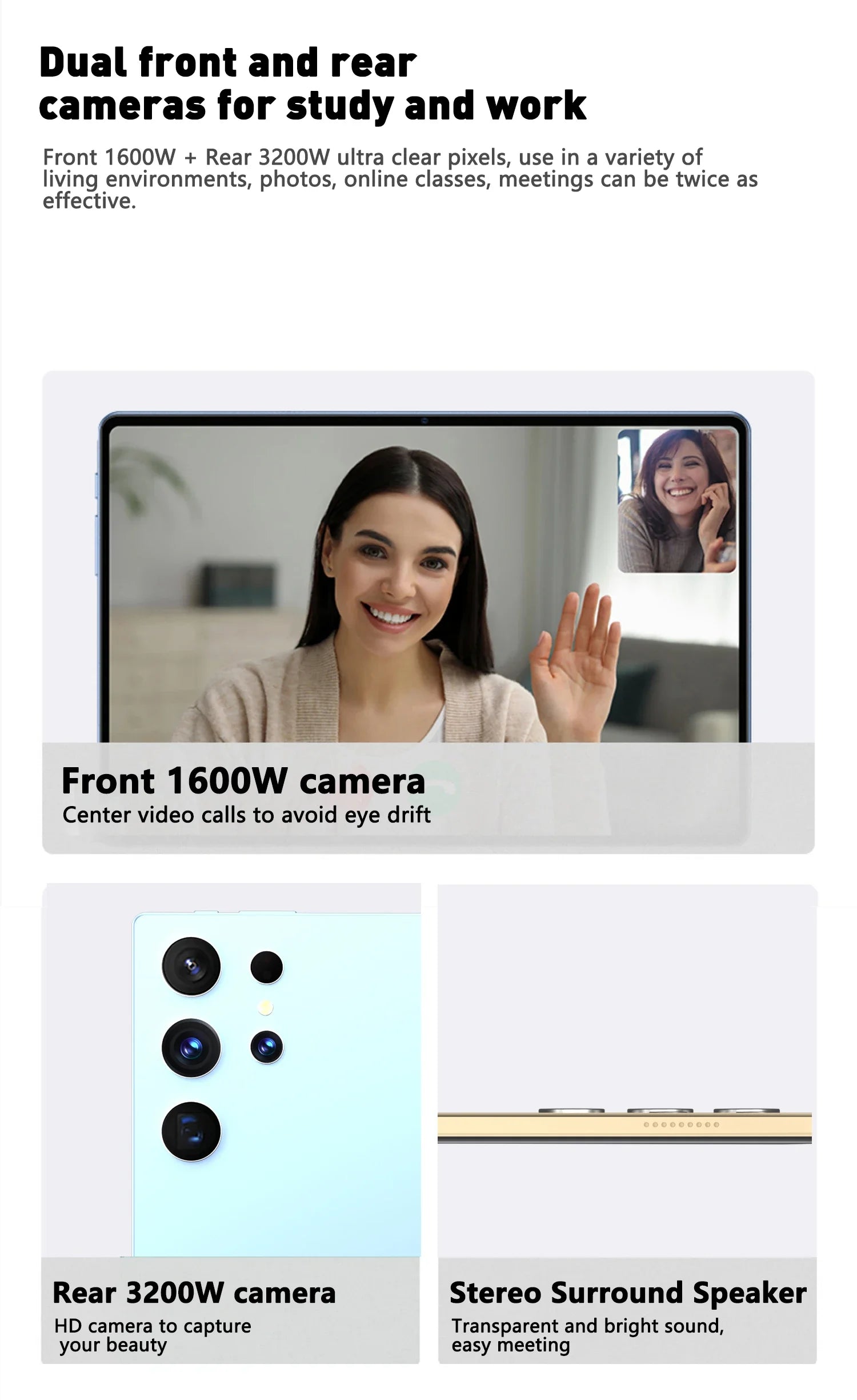 Brand New S25 Pro Tablet 10.1 inch Android 14 Snapdragon 8gen2 Global 16GB+1024GB 10000mah 5G Dual SIM WIFI HD Full Screen