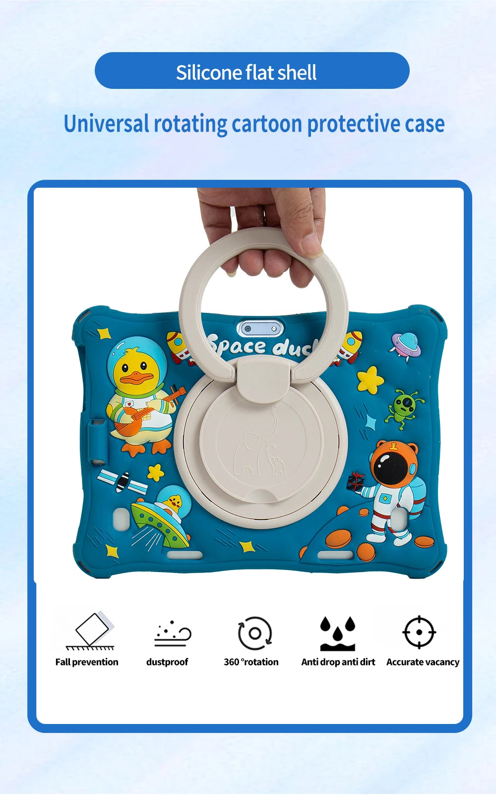 BDF Kids 10.1 Inch Tablet Android 11 Pc 4GB Ram 64GB Rom 3G SIM Card Slot Built in children's program software WiFi Bluetooth