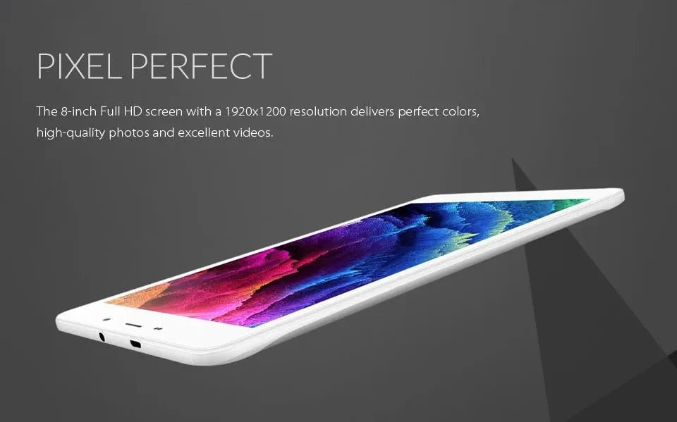 T8 3G 8 INCH Phone Call 2GB RAM 16GB ROM Android 6.0 Tablet PC MT8783- Octa-Core 1.4GHz 2 x  SIM Card Slot 1920 x 1200  Pixels
