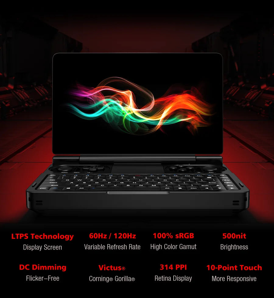New2025 GPD WIN Mini  AMD AI 9 HX 370 7 Inch Handheld GamePad Tablet 64GB RAM 2TB PCIE4.0 Pocket Mini Laptop Game Player Console