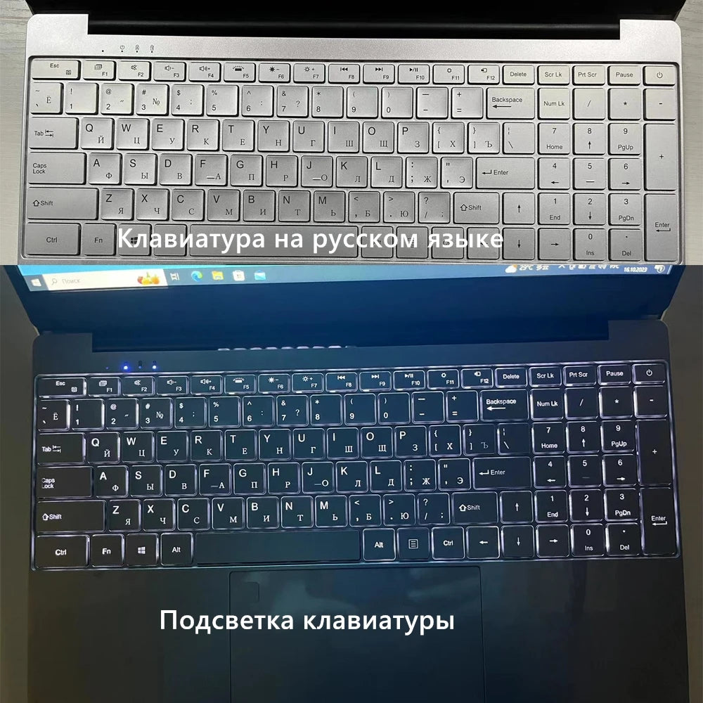 Cheap Celeron 11th N5095 Windows 10 11 Ram 16GB Rom 512GB 1TB 2TB SSD Computer 2.4G/5.0G Wifi Bluetooth Gaming Laptop